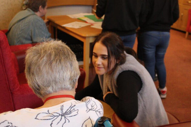 Students Visited Sandygate Care Home