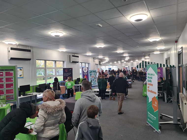 During an Open Event at Dearne Valley College