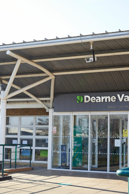 Dearne Valley College building from the outside