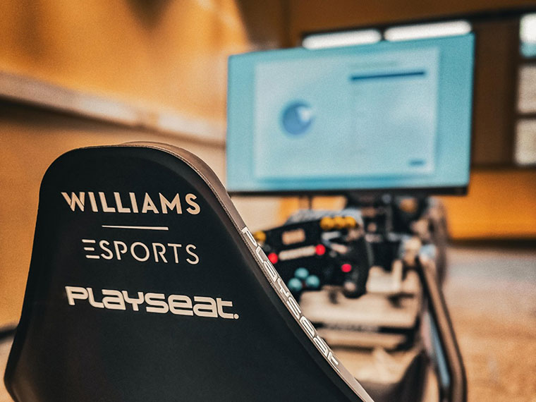 An esports F1 simulator at Dearne Valley College