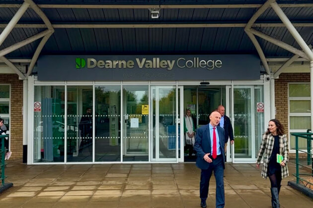The Rt Hon John Healey MP visiting DVC