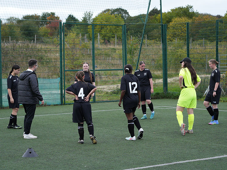 Momentous Football Academy ladies training