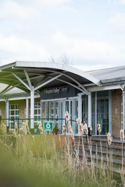 The outside of the Dearne Valley College building