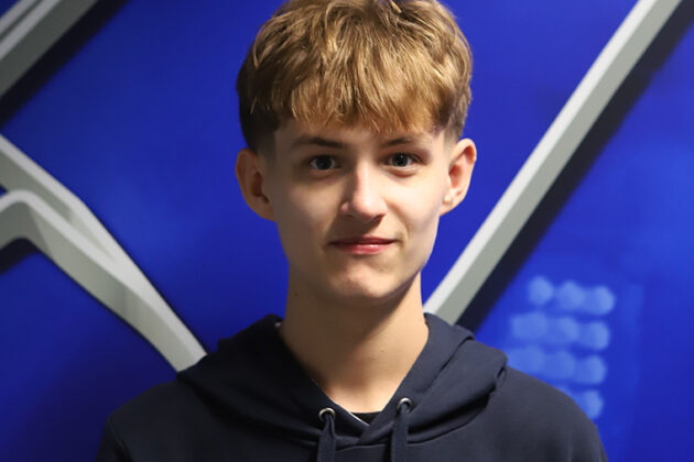 Head and shoulders shot of Esports student Sam